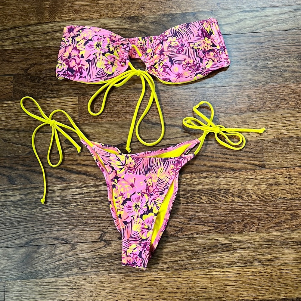 New white fox swimsuit
